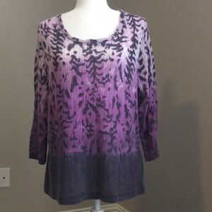 Chico's purple top size L